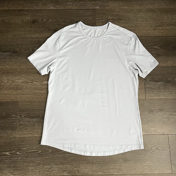 Lululemon Love Crew T-Shirt Womens Approx. Size 12 Blue Athletic Stretch Gym - Picture 1 of 5